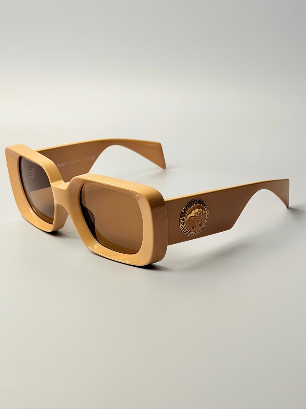 Versace Mod. 4473 U 5489/73 Authentic New Medusa Sunglasses Beige
